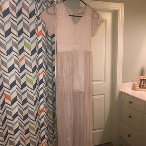 Romper - rose gold color with shimmer. Gorgeous!